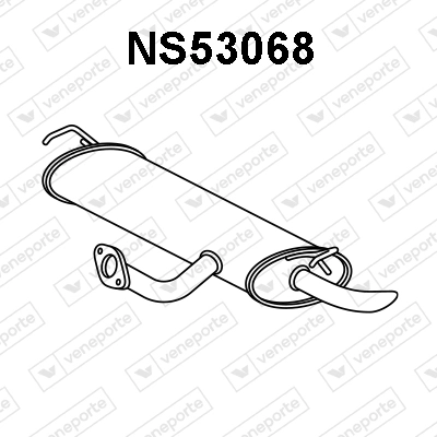 Silencioso trasero Nissan Qashqai II (2013-2021)