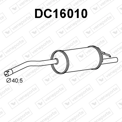 Comprar Silenciador trasero Dacia Sandero I BS0, 1 a bajo precio