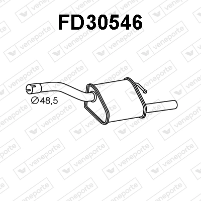 Silencioso trasero Ford Focus I desde 75,72 €