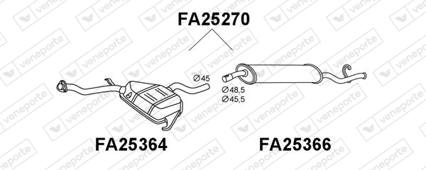 Comprar Silenciador trasero Fiat Tempra  159 a bajo precio