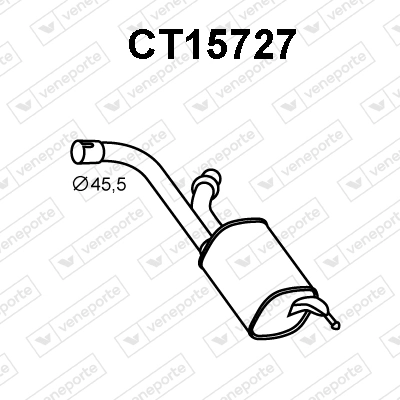 Comprar Silenciador trasero Citroen Jumpy II a bajo precio