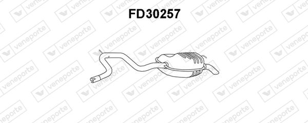 Silencioso trasero Ford Mondeo II (BFP)