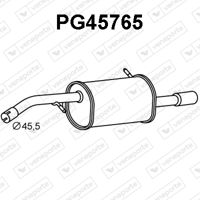 Silencioso trasero Bosal BS190183