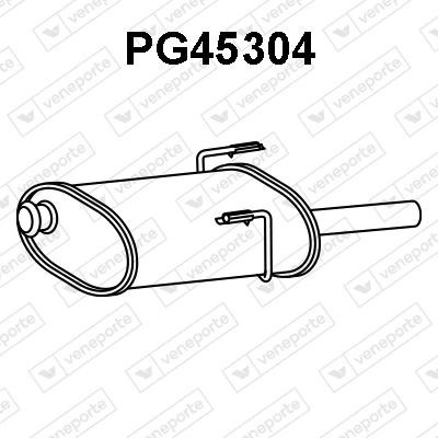 Comprar Silenciador trasero Peugeot 406 8E, F a bajo precio