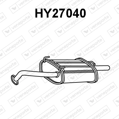 Comprar Silenciador trasero Hyundai Accent  X-3 a bajo precio