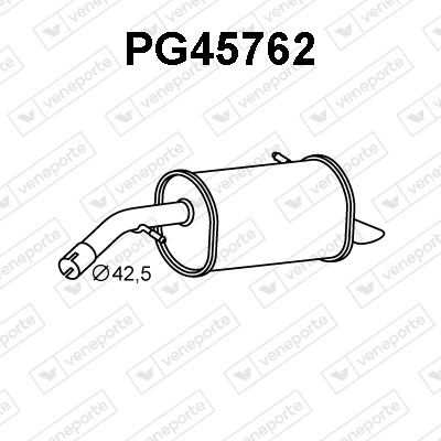 Silencioso trasero Opel CROSSLAND  (2017-2026)