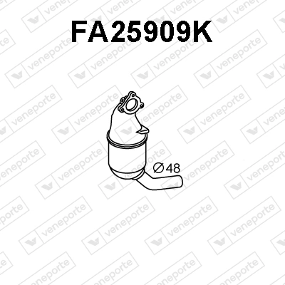 Convertidor catalítico Mito  hatchback (2008-2018) original desde 219,51 €