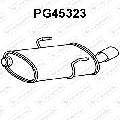 Comprar Silenciador trasero Peugeot 406  8C a bajo precio