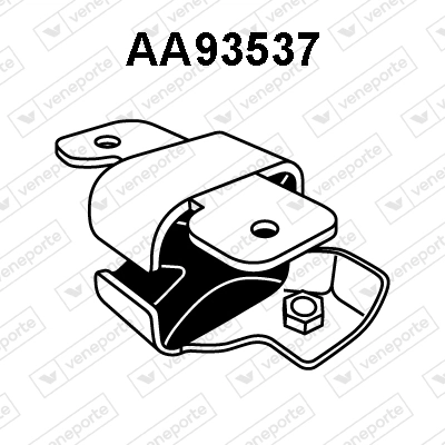 Soporte de escape para Renault Scenic II JM0, JM1