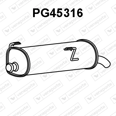 Comprar Silencioso trasero 206  2L, 2M