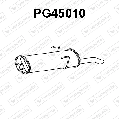 Silenciador trasero para Peugeot 405 15E
