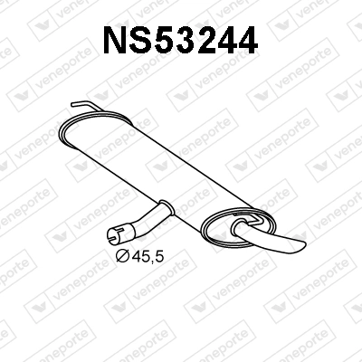Silencioso trasero Nissan Qashqai  (2007-2014)