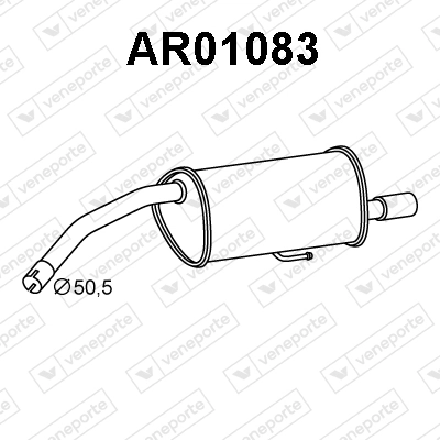 Silencioso trasero Alfa Romeo 156  (1997-2005)