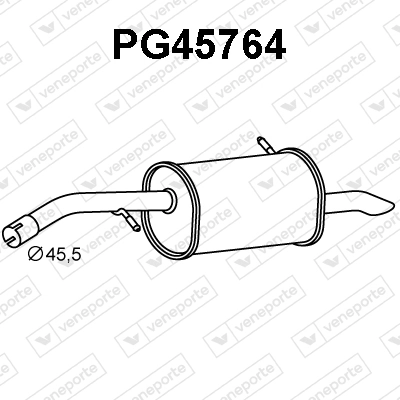 Comprar Silenciador trasero Peugeot 208  CA, CC a bajo precio