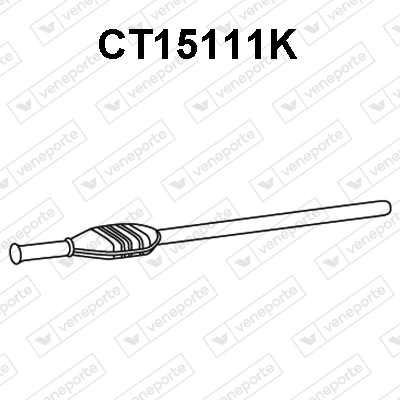 Convertidor catalítico para Citroen C15  (VD)