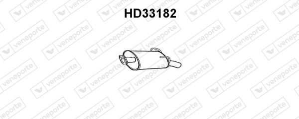 Silenciador trasero para Honda CR-V RD