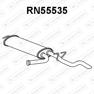 Silenciador trasero para Renault Master JD, ND