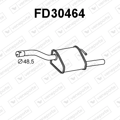 Comprar Silenciador trasero Ford Focus I DNW a bajo precio