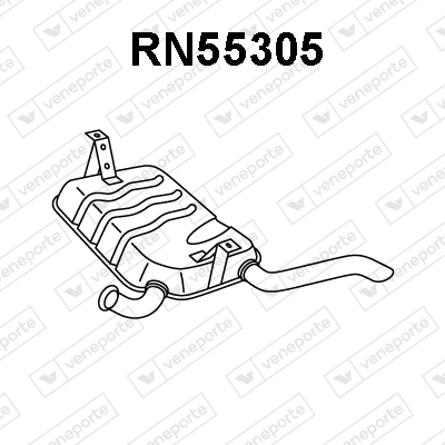 Comprar Silenciador trasero Renault Laguna II BG0, BG1 a bajo precio