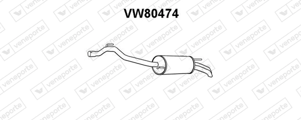Silencioso trasero Volkswagen Transporter  (1990-2004)