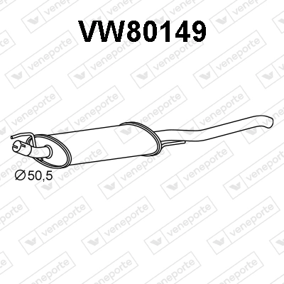 Comprar Silencioso trasero Vento  1H2