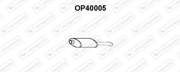 Silencioso trasero Opel Astra  (1991-1998)