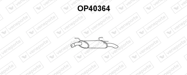 Silenciador trasero para Opel Astra 51, 52, F35, M35
