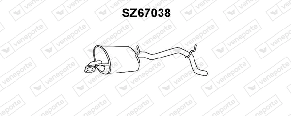 Silencioso trasero Suzuki Ignis I hatchback comprar en España
