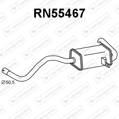 Comprar Silenciador trasero Renault Scenic III JZ0, JZ1 a bajo precio