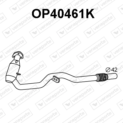 Catalizador para Opel Corsa S93