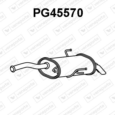 Silencioso trasero 607  sedán (2000-2010) original desde 116,27 €