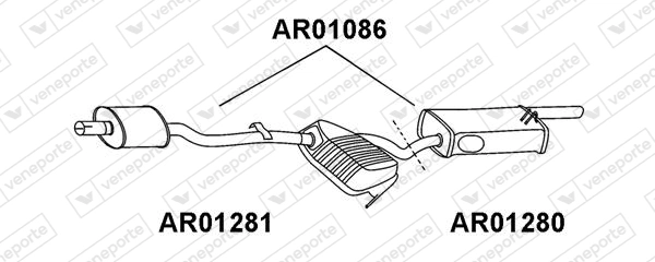 Silencioso trasero Alfa Romeo 146  hatchback comprar en España