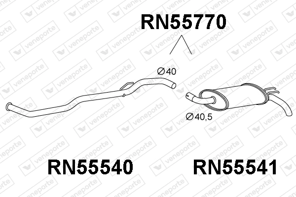 Comprar Silenciador trasero Renault Twingo I C06 a bajo precio