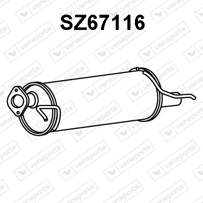 Silencioso trasero Suzuki Swift III desde 82,83 €