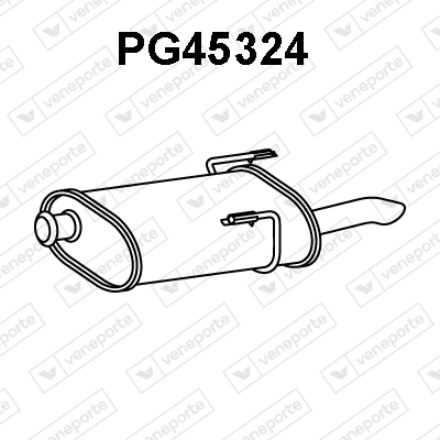 Comprar Silenciador trasero Peugeot 406  8E, F a bajo precio