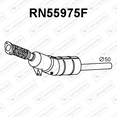 Comprar Filtro de partículas diésel Renault Kangoo II KW0, KW1 a bajo precio