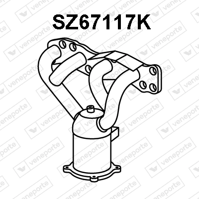 Catalizador de gasolina y diésel Suzuki Swift III (2005-2011)