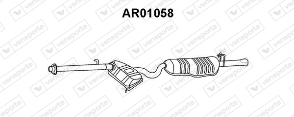 Silenciador trasero para Alfa Romeo 146 930