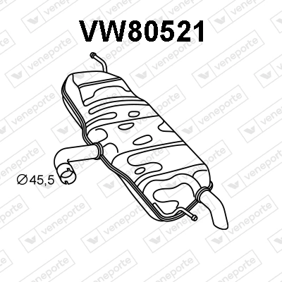 Silencioso trasero Golf V hatchback (2004-2013) original desde 115,74 €