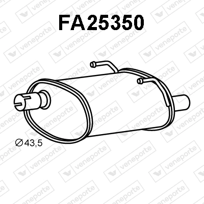 Comprar Silenciador trasero Fiat 500  312 a bajo precio