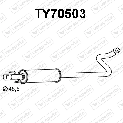 Catalizador para Toyota Yaris NCP2