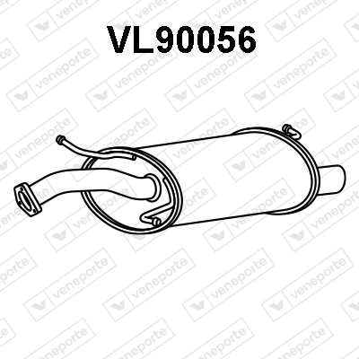 Silencioso trasero Volvo V40 (VW)