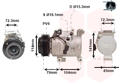 Compresores de aire acondicionado Mazda CX-5  (KE, GH)