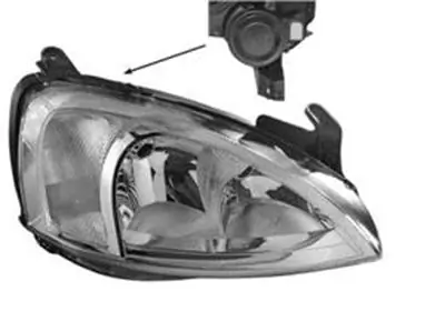 Faro delantero derecho para Opel Combo  ()