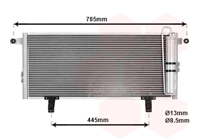 Comprar Condensador de aire acondicionado Mitsubishi Pajero  H60, H70 a bajo precio