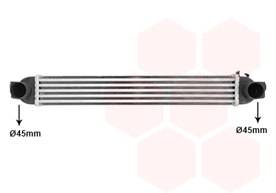 Radiador de intercooler Fiat Qubo  (2008-2026)