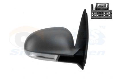 Retrovisor izquierdo para Volkswagen Golf VI (521)
