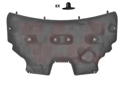 Aislante de capó de motor Ford Fiesta VI (2008-2016)