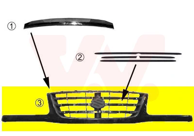 Rejilla para Suzuki Grand Vitara  (FT, HT)