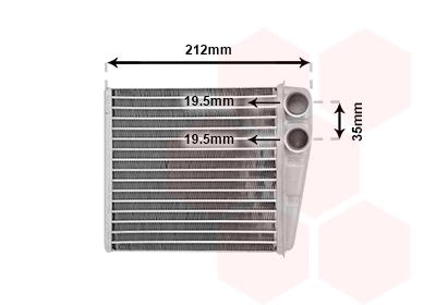Comprar Radiador de calefacción Renault Clio III BR01, CR01 a bajo precio